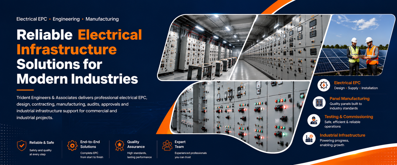 Reliable electrical solutions for industries